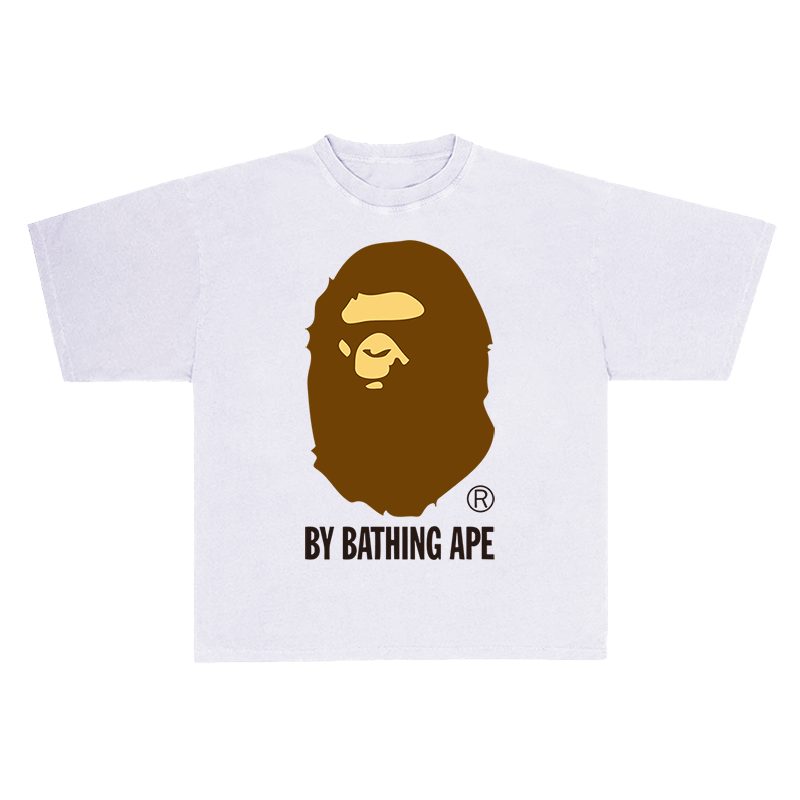 BAPE - BROWN APE HEAD TEE