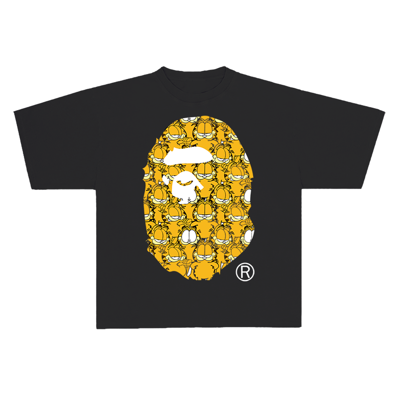 BAPE - GARFIELD APE HEAD TEE