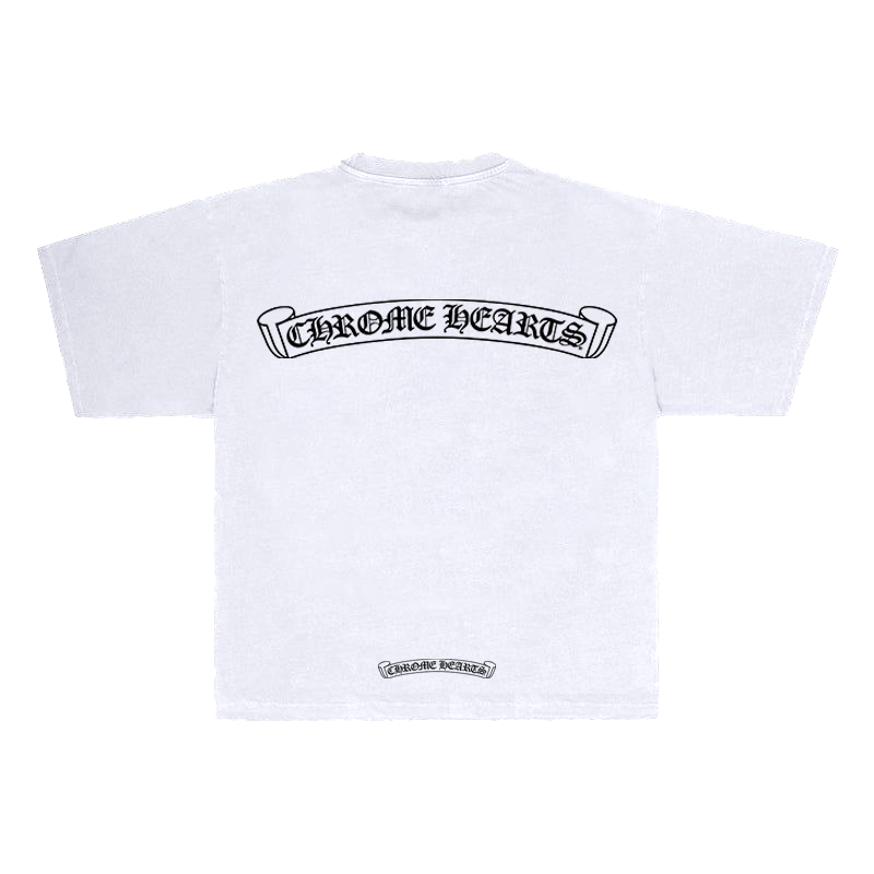 CHROME HEARTS SCROLL LOGO TEE – SKURTFITS®