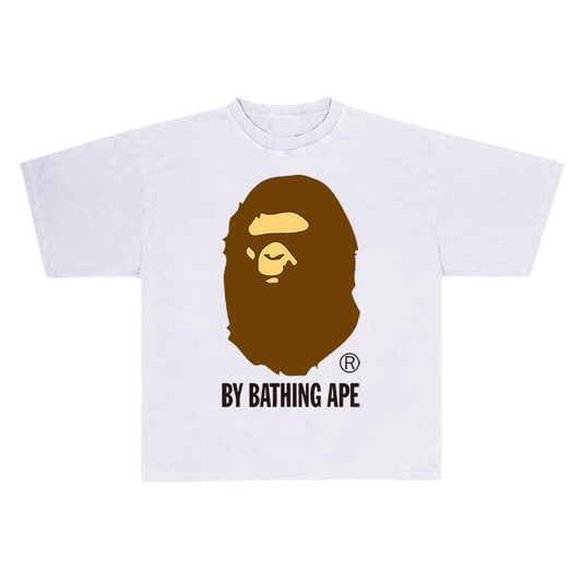 BAPE -  BROWN APE HEAD TEE