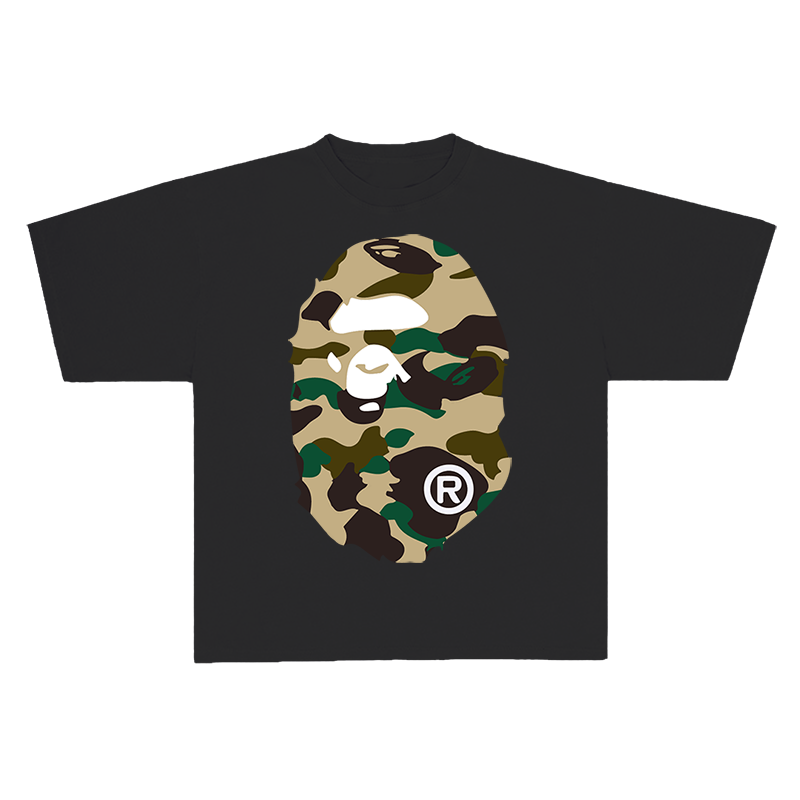 BAPE -  CAMO APE HEAD TEE