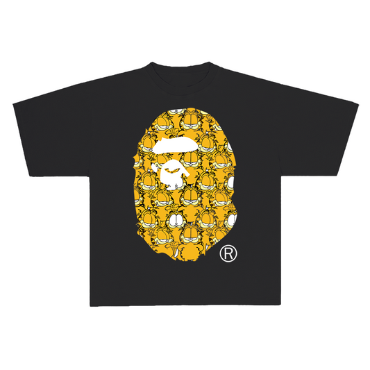 BAPE -  GARFIELD APE HEAD TEE