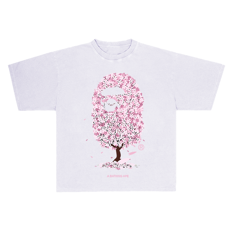 BAPE -  SAKURA APE HEAD TEE
