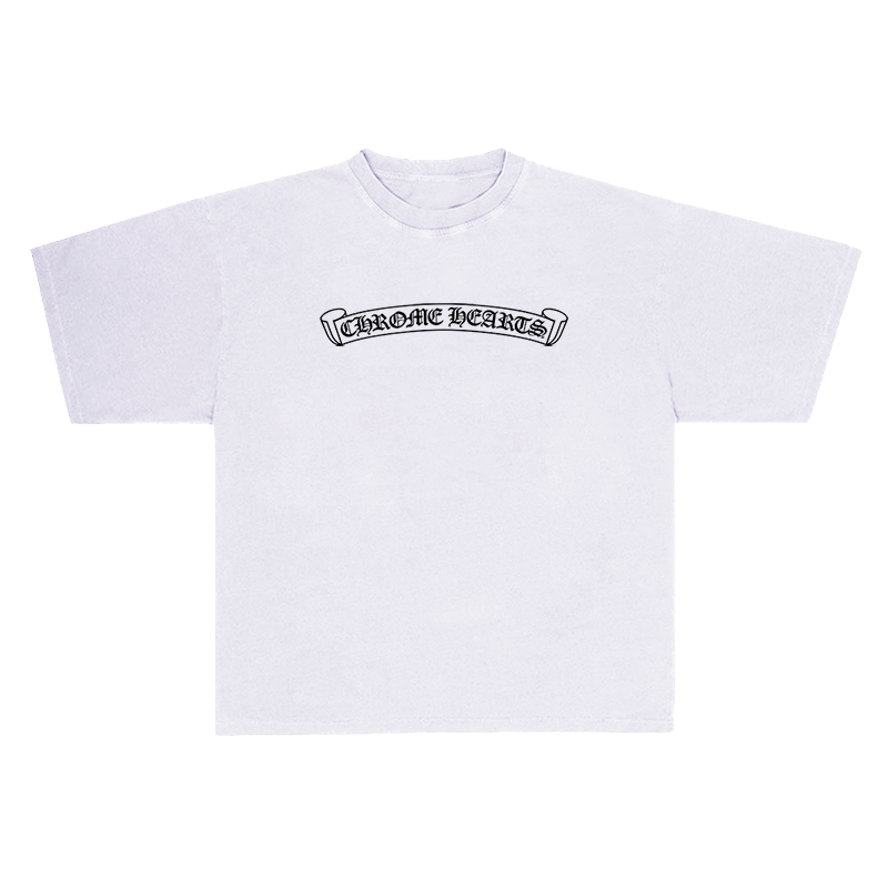 CHROME HEARTS SCROLL LOGO TEE