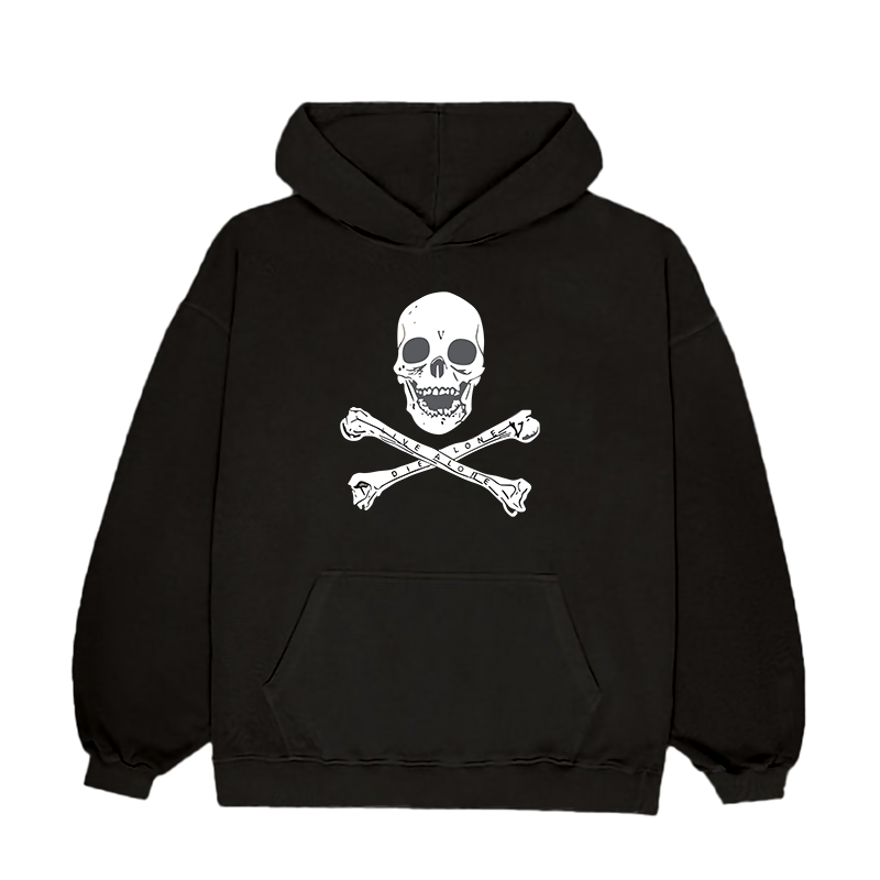 VLONE SKULL AND BONES HOODIE