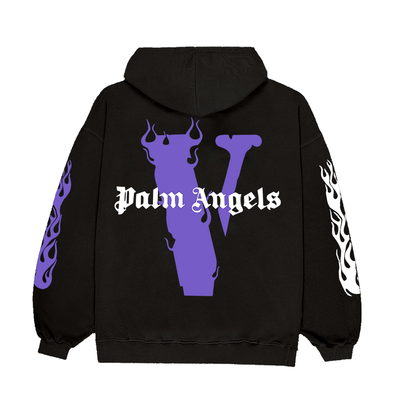 VLONE X PALM ANGELS PURPLE HOODIE