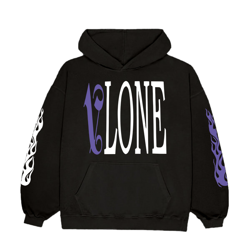 VLONE X PALM ANGELS PURPLE HOODIE