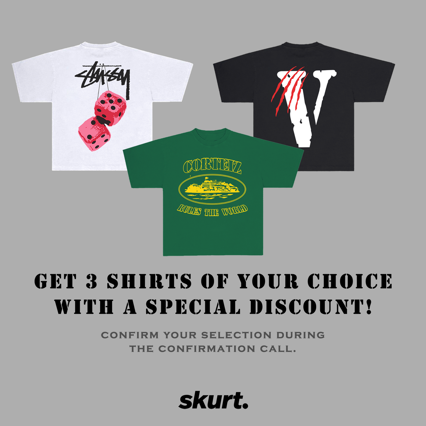 3 SHIRT DISCOUNT